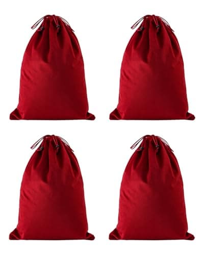 Julai Travel Shoe Bags, Velvet Drawstring Shoe Bags