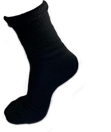 ITRAT® Men's Diabetic Merino Wool Thermal Heated Extra Warm Socks 2.4TOG (-25°C resistant) - Hiking, Walking, Thermal, Athletic, Outdoor Winter Socks (Two Pairs) — view 5