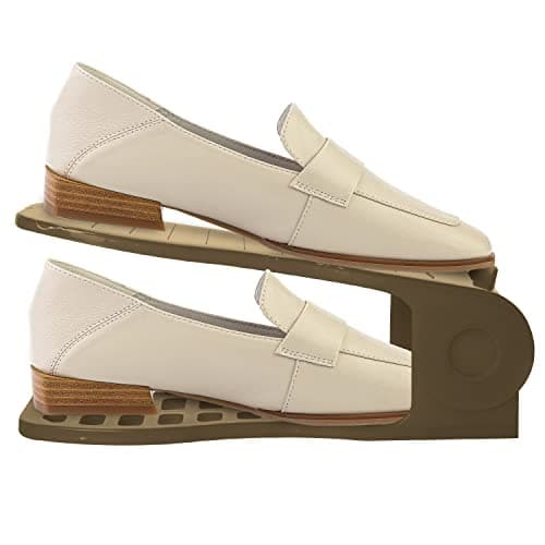 AQUARIUS Space Saver Standard Size Shoe Organisers (Brown) — view 2