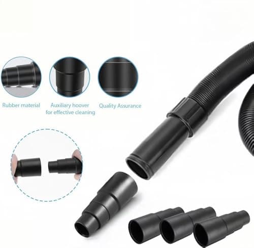 8 Pcs Vacuum Hose Connection Kit, Universal Vacuum Cleaner Hose Adapter, Vacuum Cleaner Hose Connector, Extractor Connectors Tool, 25mm/30mm/34mm/42mm — view 4
