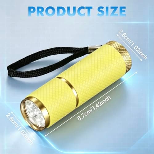 4 Pack Mini Battery Torches, Camping Essentials for Hiking & Outdoor Use — view 2