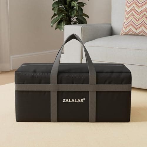ZALALAS Travel Duffle Bag,Water-Resistant Travel Luggage Holiday Holdall Foldable Weekend Overnight with Multi-Pockets for Women Men 96L — view 2