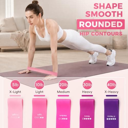 Pilates Kit for Women, 21-in-1 Pink Pilates Equipment for Home Workouts — view 4