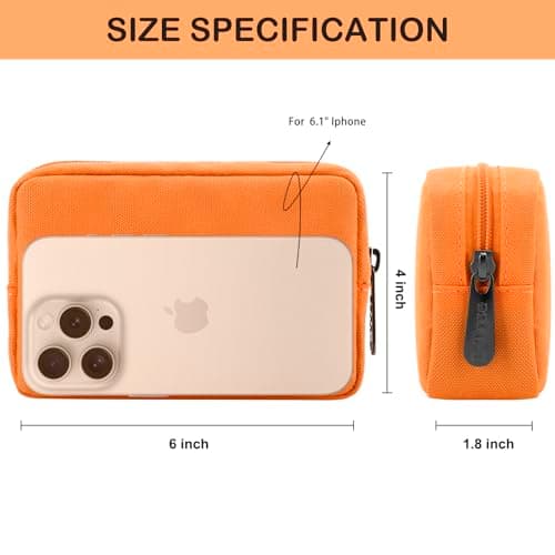 JINSI Small Makeup Bag Cosmetic Pouch — view 4