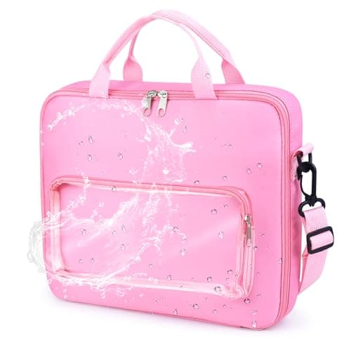 Gaga city Kids Laptop Briefcase, Bilingual Educational Computer Bag, Pink — view 4
