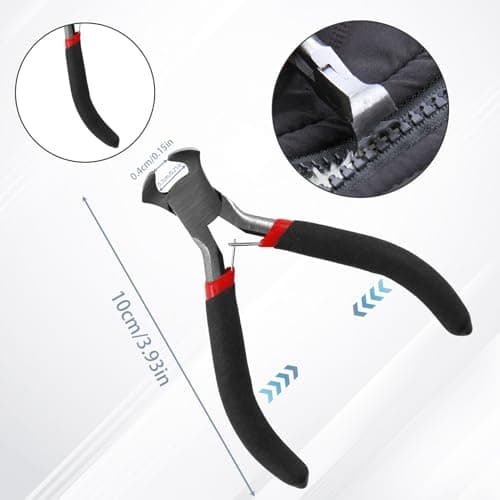 Zip Repair kit 60Pcs, Zipper Pull Replacement Kit with Zip Install Pliers — view 3