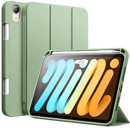 JETech Case for iPad mini A17 Pro/6th Gen (2024/2021), Matcha Green