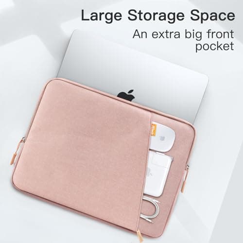 JETech Laptop Sleeve for 16-Inch Devices, Rose Gold — view 3
