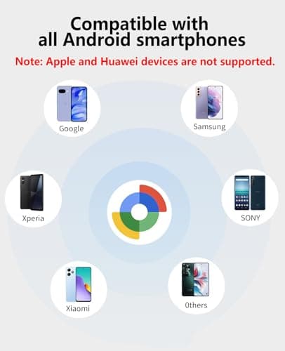 Android Tracker Smart Tracker(2025), Works with Google's Find Hub/Find My Device (Android Only) App, Tracker Tag Locator for Keys,Luggage,Satchel, Backpack etc. (Not for Apple Devices) — view 4