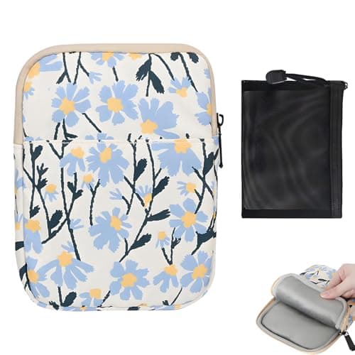 Kindle Sleeve, Paperwhite Pouch for 6-7'' E-Readers, Tablet Travel Bag