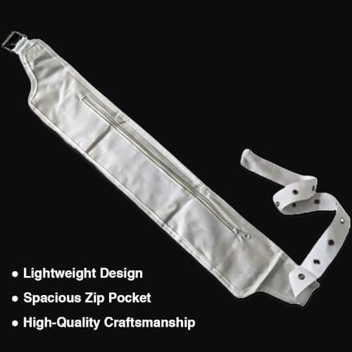OBD Hajj Umrah Ihram Belt Adjustable Travel Waist Secure Ehram Belt with Passport and Money Pockets, Lightweight Zip Bag for Pilgrims — view 3