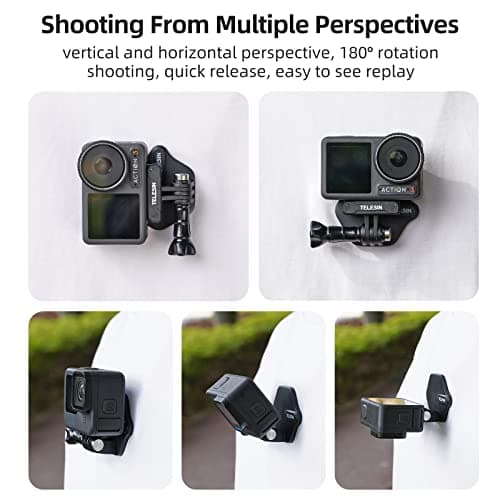 TELESIN Magnetic Neck mount for Action Camera, Snap on-off — view 3