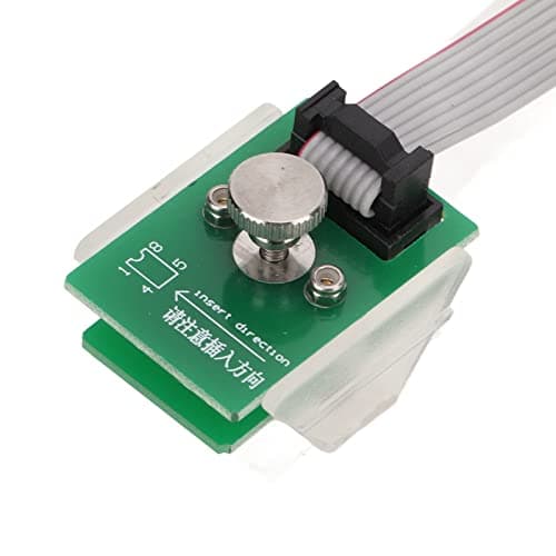 Cocoarm Chip Anti Theft Data Reading Adapter Metal 8Pin Socket Clip Adapter for FEM BDC 95128 95256 Read Write Data Plug and Play for Car Key Repair Technicians — view 2