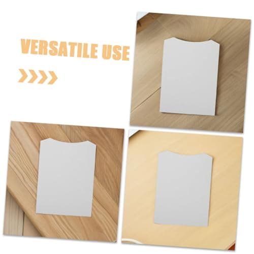MUCKLILY 50pcs Shirt Cardboard Inserts Foldable Shirt Packing Inserts for Clothing Packaging T Folding Board for Retail Display Laundry Organisation and Diy Packing — view 3