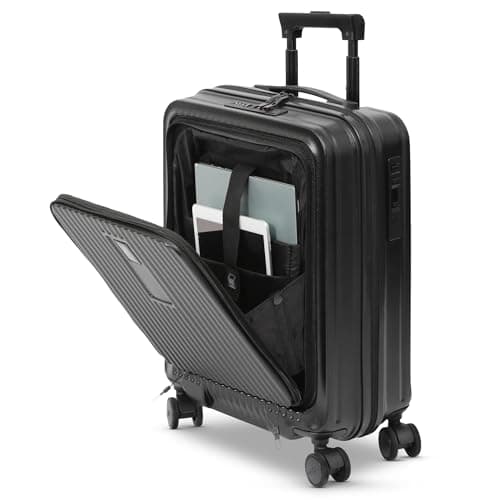 Aerolite 55x40x20 Premium Expandable Cabin Suitcase with Laptop Compartment