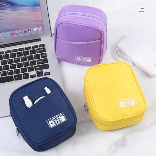 E-Tree Tech Storage Pouch,Travel Electronics Cord Charger Organizer Case — view 2