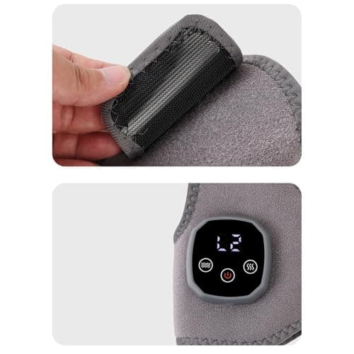 Ankle Heating Pad - Electric Cordless Rechargeable Wrap, Soothing Heat Remedy, Adjustable Compression Support for Men Women Seniors Home Travel, Foot Warmer, 8.66x6.69 Inches — view 6