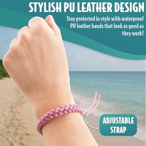 SC Products DEET Free Waterproof Anti Mosquito Repellent Bracelet (12-Pack) — view 3