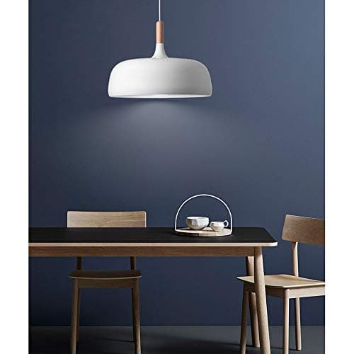 CSSYKV Nordic Style Restaurant Hanging Lamp Modern Minimalist Personality Metal Chandelier Creative Study Bar Coffee Shop Restaurant Led Single Head Lamp Pendant Light E27 — view 3