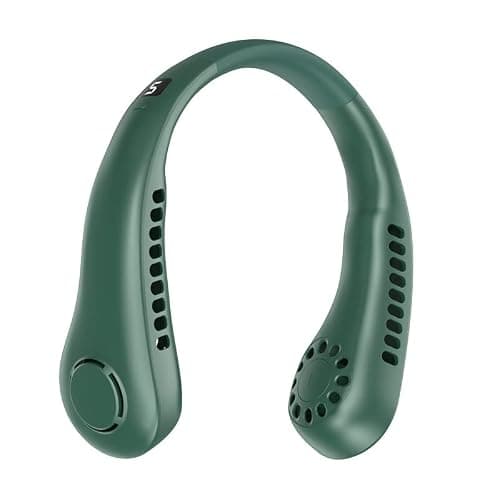 Portable Neck Fan Rechargeable Hanging Bladeless Fan 360° Cooling Sport Fan