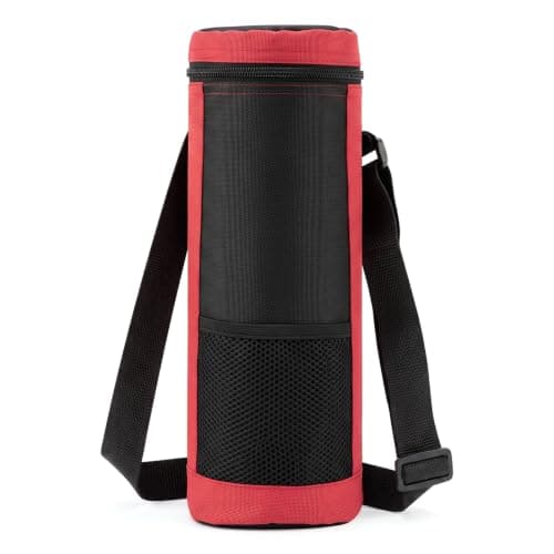 DirkFigge Wine Cooler Bag Insulated Bottle Bag Single Wine Bottle Cooler