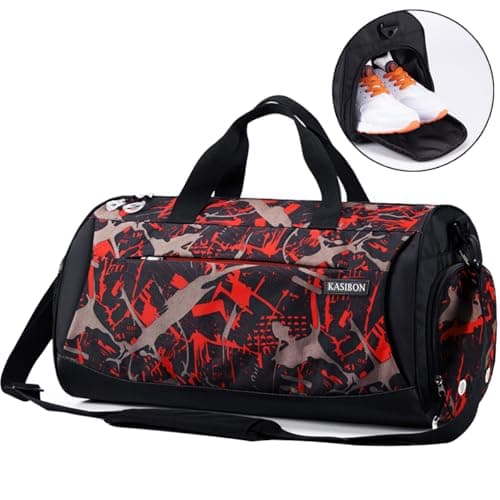 Gym Bag with Shoes Compartment and Wet Pocket, Duffle Bag for Sports Travel — view 3