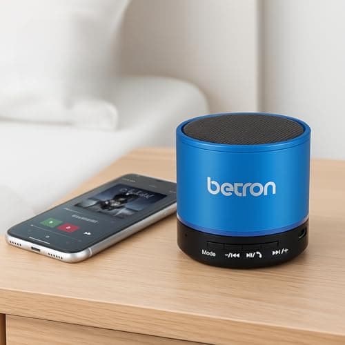 Betron KBS08 Bluetooth Speaker, Wireless, Portable, Mini, Blue — view 6