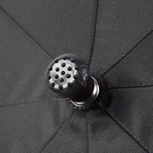 2-In-1 Walking Stick Umbrella – Heavy-Duty Windproof Frame with Cane Handle – Lightweight Hiking & Climbing Support – Outdoors Sunshade Black 104cm Canopy — view 6