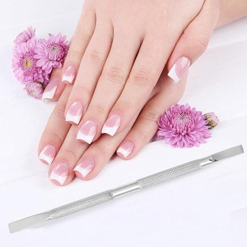 Jack Shaver® Cuticle Pusher Professional Double Ended Hypoallergenic Stainless Steel Metal Pusher Durable Manicure and Pedicure Tool for Fingernails and Toenails (Silver) Style No. (11) — view 5