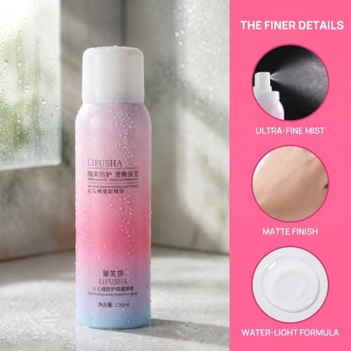 ibasenice Spf 15 with Hydrating Texture 150ml Sunscreen Spray Pink and Lighten Skin Tone Features for All-day Sun Protection and Daily Skin Care Mist — view 6