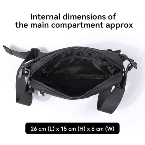 4L Cross Body Bag with Magnetism Carabiner for Travelling, Sports Hiking — view 5