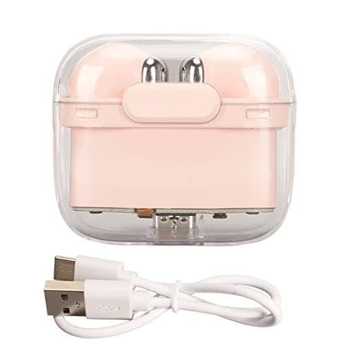 Language Translator Earbuds, Bluetooth 5.3 Two Way Translator Device with 3 Translation Modes for 144 Languages, Earbud Translator with 300mah Charging Case (Pink) — view 5