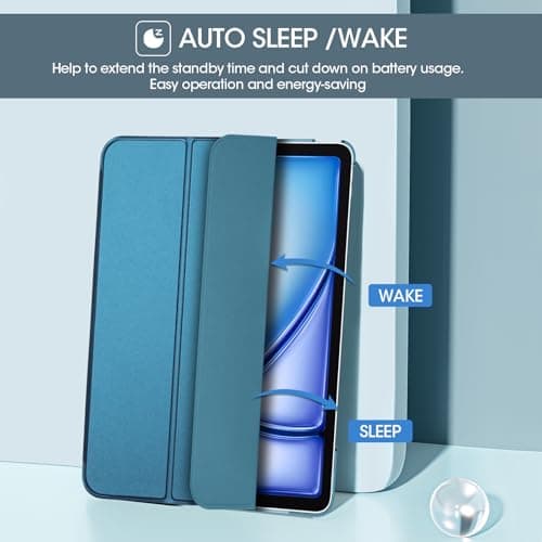ProCase for iPad Air 13 Inch Case M4/M3/M2(2026/2025/2024), Teal — view 4