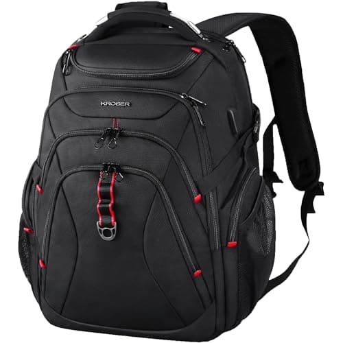 KROSER Travel Laptop Backpack17.3Inch Computer Backpack Daypack Stylish Bag
