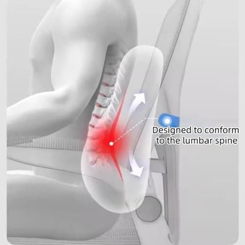 Dlmlemu Travel Lumbar Pillow, 3 Pack, Portable Inflatable Back Support Pillow for Airplane, Car, Office, Long Flight, Ergonomic Travel Cushion for Lower Back Pain Relief — view 3