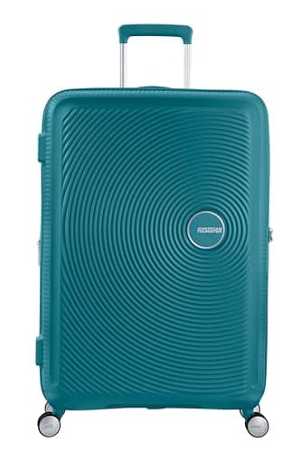 American Tourister Soundbox - Hard Shell Suitcase 77 cm Large - Trolley Suitcase with 4 wheels, TSA Lock, Expandable & Light - 97/110 L - Green (Jade Green) — view 2