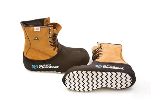 The Original CleanBoot ™ – Professional, Practical, Safe, durable & water resistant reusable shoe covers, anti slip overshoes, shoe protector covers and boot covers (Large (9-11)) — view 6