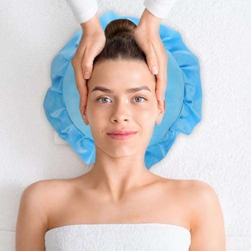 Zerodeko Spa Massage Face down Pillow, Blue Cloth U-Shaped Neck Support — view 6
