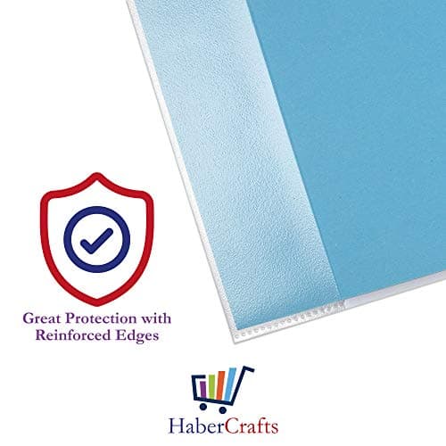 A4 Book Cover Plastic Exercise Book Covers Clear School Notebook Protector Cover Film Transparent Jacket Protective Sleeve Books 30cm x 21cm (A4 Size - Pack of 3) — view 3