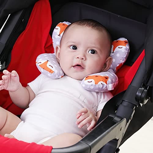 Baby Car Travel Pillow Infant Head Neck Support Pillow Car Seat Cushion Newborn Toddler Car Sleeping Pillow Kids U-shaped Head Neck Protector Pillow Headrest Pillow For Car Seat Pushchair Stroller — view 6