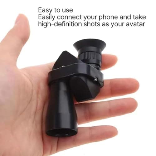 1000x20 Mini Pocket Binoculars with Smartphone Clip, Compact Monocular Telescope Set, Portable Handheld for Adults Stargazing Camping Hiking Travel (C) — view 6