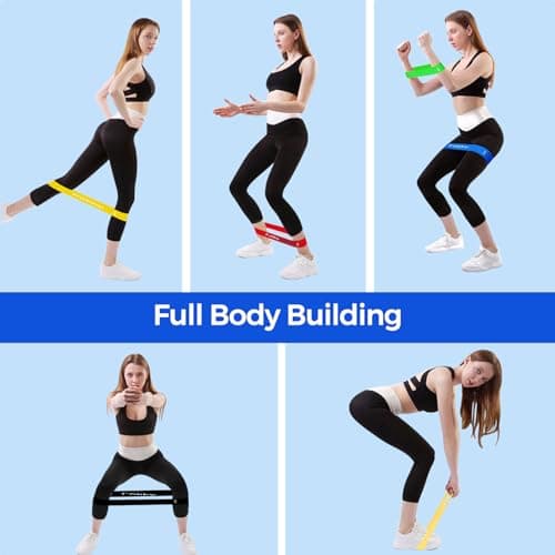 Fokky Resistance Bands, 5 Pcs Natural Latex Exercise Bands — view 5