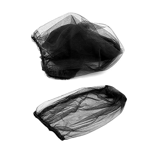 4 Pieces of Black Mosquito-Proof Hood, Anti-Insect, Suitable for Outdoor, Camping, Travel — view 3