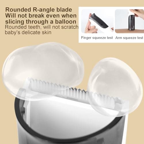 Silent Hair Clippers for Kids – Quiet Haircut Clippers, Electric Hair Trimmer | Cordless Waterproof Hair Clippers, Toddler-Friendly Hair Cutting Tool for Kids' Home Grooming Kit, Travel Hair Trimmer — view 4