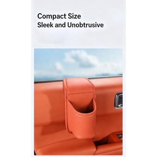 WRWIZDR Car Interior Storage Pocket Pair, Red — view 5