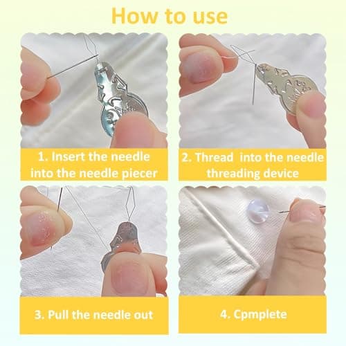 Mini Sewing Kit, Portable Needle and Thread Kits, Compact Travel Sewing Kit with Scissors, Thimble, Buttons, Safety Pins & More, Ideal for Home and Emergency Repairs (1Pcs Blue) — view 4