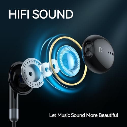 BENEWY In-Ear Headphones, Type C Earphones Wired Earbuds with Microphone — view 4