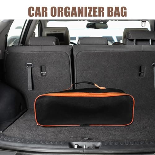 Ipetboom Portable Oxford Cloth Car Vacuum Cleaner Storage Bag, Tool Organizer Pouch for Car Accessories, Multi-pocket Tool Storage Case for Vehicle Cleaning and Travel — view 6