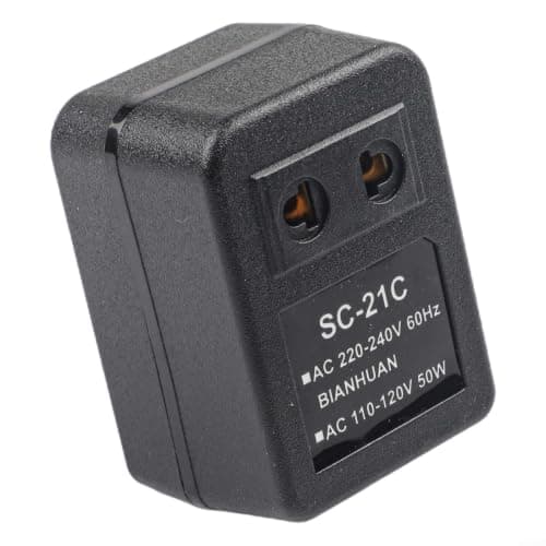 Alanmoship 50W Step-Down Transformer Travel Adapter, AC 220V-240V to 110V-120V Voltage Converter with Single-Phase Design for Low-Power Electronic Devices and for international — view 3