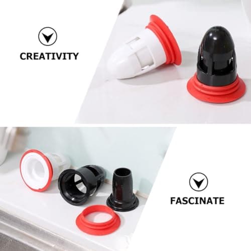 Wear-resistant Drain Plug 2pcs Odor-resistant Silicone Toilet Filters — view 3